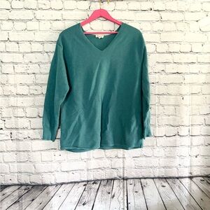 ELLA MOSS. Teal sweater. Size L